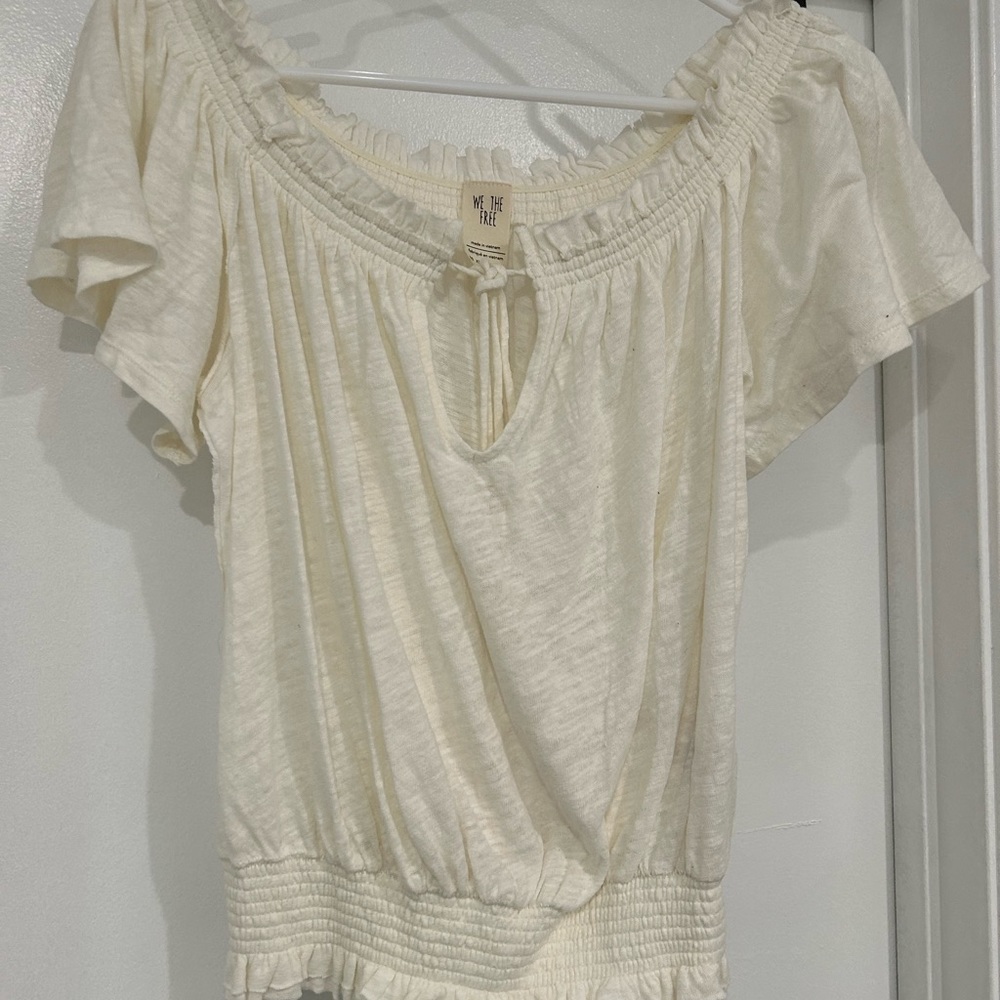 We The Free Off-White Top Size Small NWOT